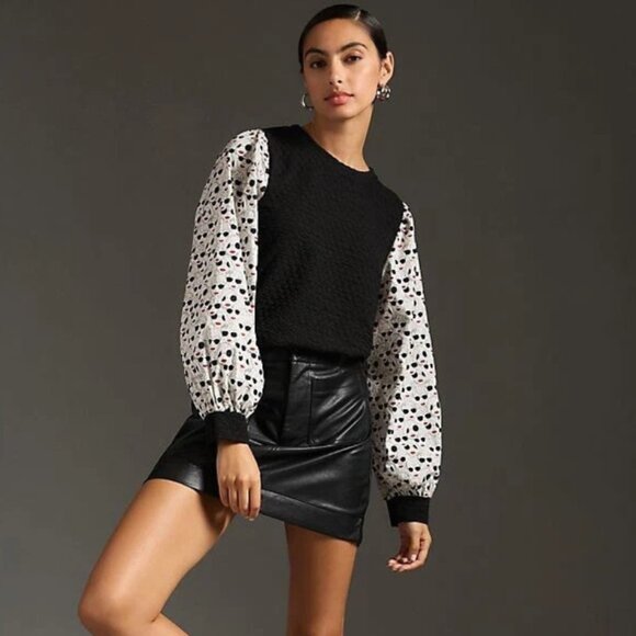 Anthropologie Porridge Textured Sweatshirt - Picture 2 of 15